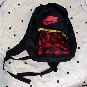 plaid nike backpack